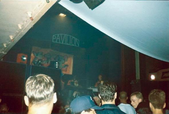 Inside the Pavilion during a rave night, 1990s