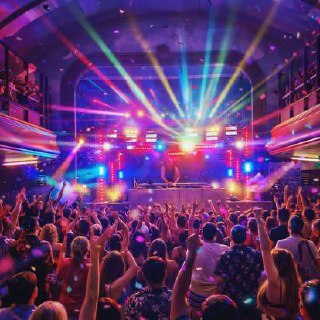 The Pavilion packed out with full production